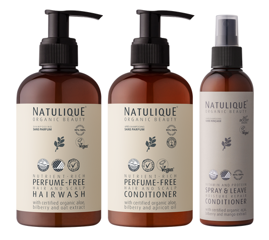 Natulique Perfume-Free Hair and Scalp Care Family